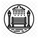 Park Bench Wet Park Bench Icon
