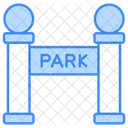Park Entrance Amusement Park Garden Entry Icon
