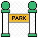 Park Entrance Amusement Park Garden Entry Icon
