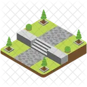 Playground Amusement Park Public Park Icon