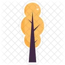 Ilustroflat Tree Stickers Icon