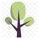 Ilustroflat Tree Stickers Icon