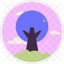 Ilustroflat Tree Stickers Icon