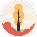 Ilustroflat Tree Stickers Icon