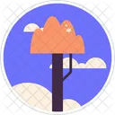 Ilustroflat Tree Stickers Icon