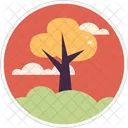 Ilustroflat Tree Stickers Icon