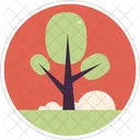 Ilustroflat Tree Stickers Icon