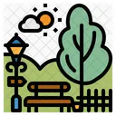 Park Tree City Icon