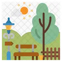 Park Tree City Icon