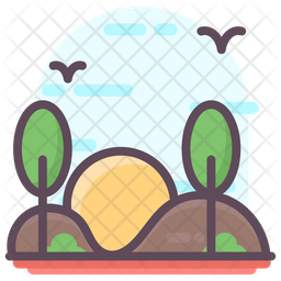 Park Landscape Icon