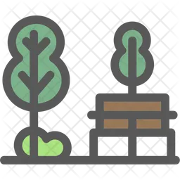 Park Landscape  Icon