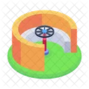 Children Roundabout Park Roundabout Merry Go Round Icon