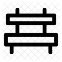 Parkbank Sitzbank Sitzgelegenheit Symbol