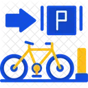 Parked Bicycles  Icon