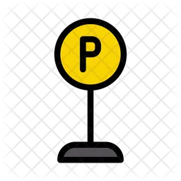 Parked Sign  Icon