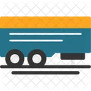 Parked Trailer Trailer Parking Stationary Trailer Icon