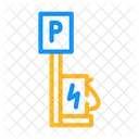 Parken und Laden  Symbol