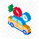 Geld Parken Auto Symbol