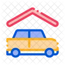 Covered Parking Car Icon