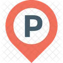 Parking Map Pin Icon