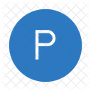 Parking Paste Alphabet Icon