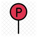 Parking Board Sign Icon
