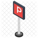 Parking Panneau De Stationnement P Sign Icône