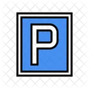 Parking Color Public Icon
