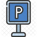Parking Sign Parking Symbol Icône