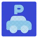 Parking Car Motorcyle Icon