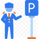 Parking Valet Hotel Service Icon