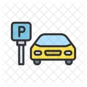 Parking Garage Rent Icon