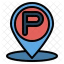 Parking Location Map Icon