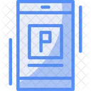 Parking App Icon Mobile App Icon Parking Application Symbol Icon