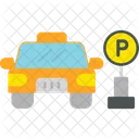 Parking Area Car Traffic Icon