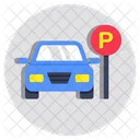 Parking Board Guideboard Roadboard Icon