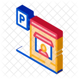 Parking Booth  Icon