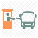 Parking Booth Car Road Icon