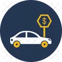 Parking Charges Dollar Sign Car Parking Fee アイコン