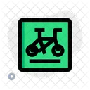 Parking de bicicletas  Icono