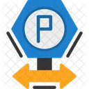 Parking Direction Signs Wayfinding Signs Parking Arrows Icon