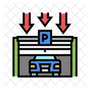 Parking Entry Gate Closing Icon