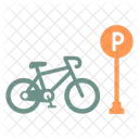 Parking Bike Parking Lot Icon