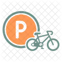Parking Bike Parking Lot Icon