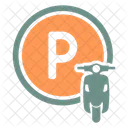 Parking Bike Parking Lot Icon