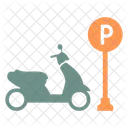 Parking Bike Parking Lot Icon