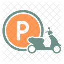 Parking Bike Parking Lot Icon
