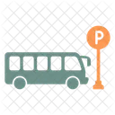 Parking Car Bus Icon
