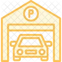 Parking Duotone Line Icon Icon