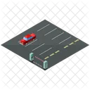Parking Lot Area Icon